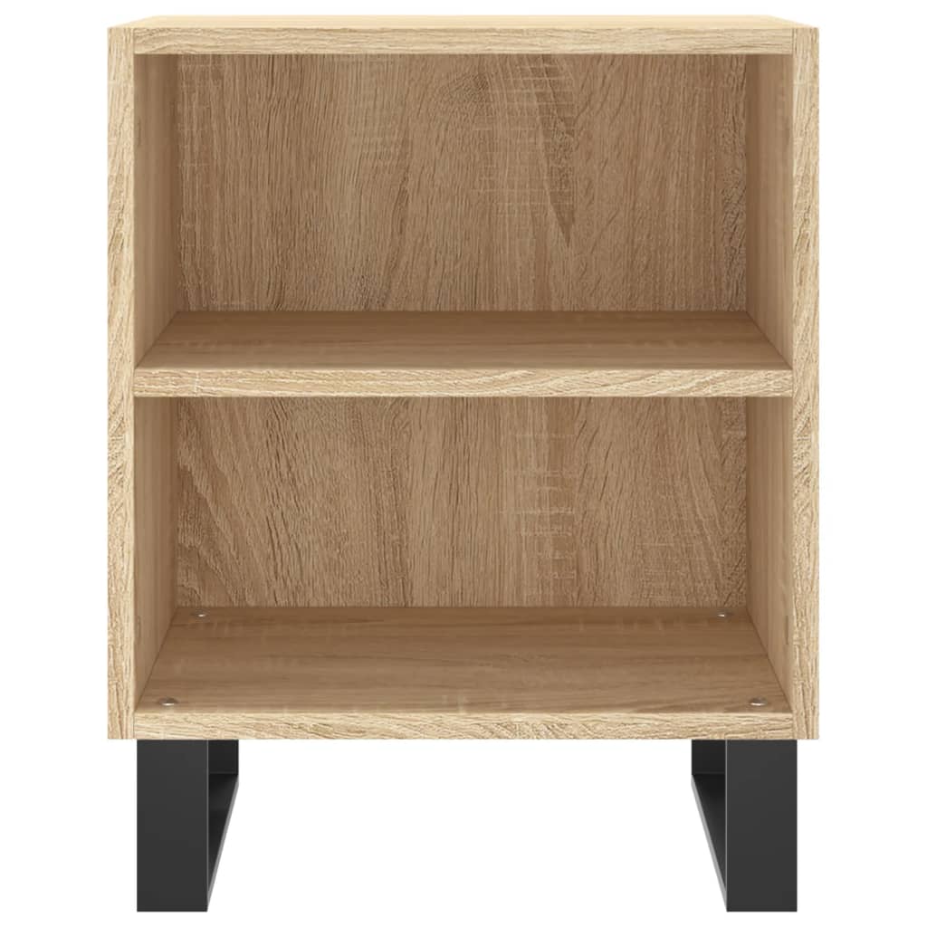 vidaXL Bedside Cabinets 2 pcs Sonoma Oak 40x30x50 cm Engineered Wood 5