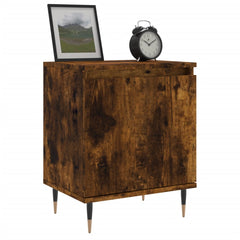 vidaXL Bedside Cabinets 2 pcs Smoked Oak 40x30x50 cm Engineered Wood 3