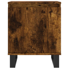 vidaXL Bedside Cabinets 2 pcs Smoked Oak 40x30x50 cm Engineered Wood 5