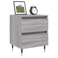vidaXL Bedside Cabinet | Grey Sonoma | Engineered wood, Iron | Small | Storage 3
