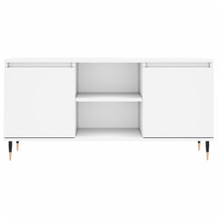 vidaXL TV Cabinet White 104x35x50 cm Engineered Wood 5