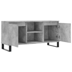 vidaXL TV Cabinet Concrete Grey 104x35x50 cm Engineered Wood 6