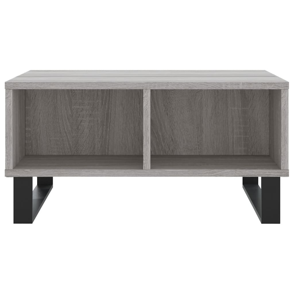 vidaXL Coffee Table Grey Sonoma 60x60x30 cm Engineered Wood 4
