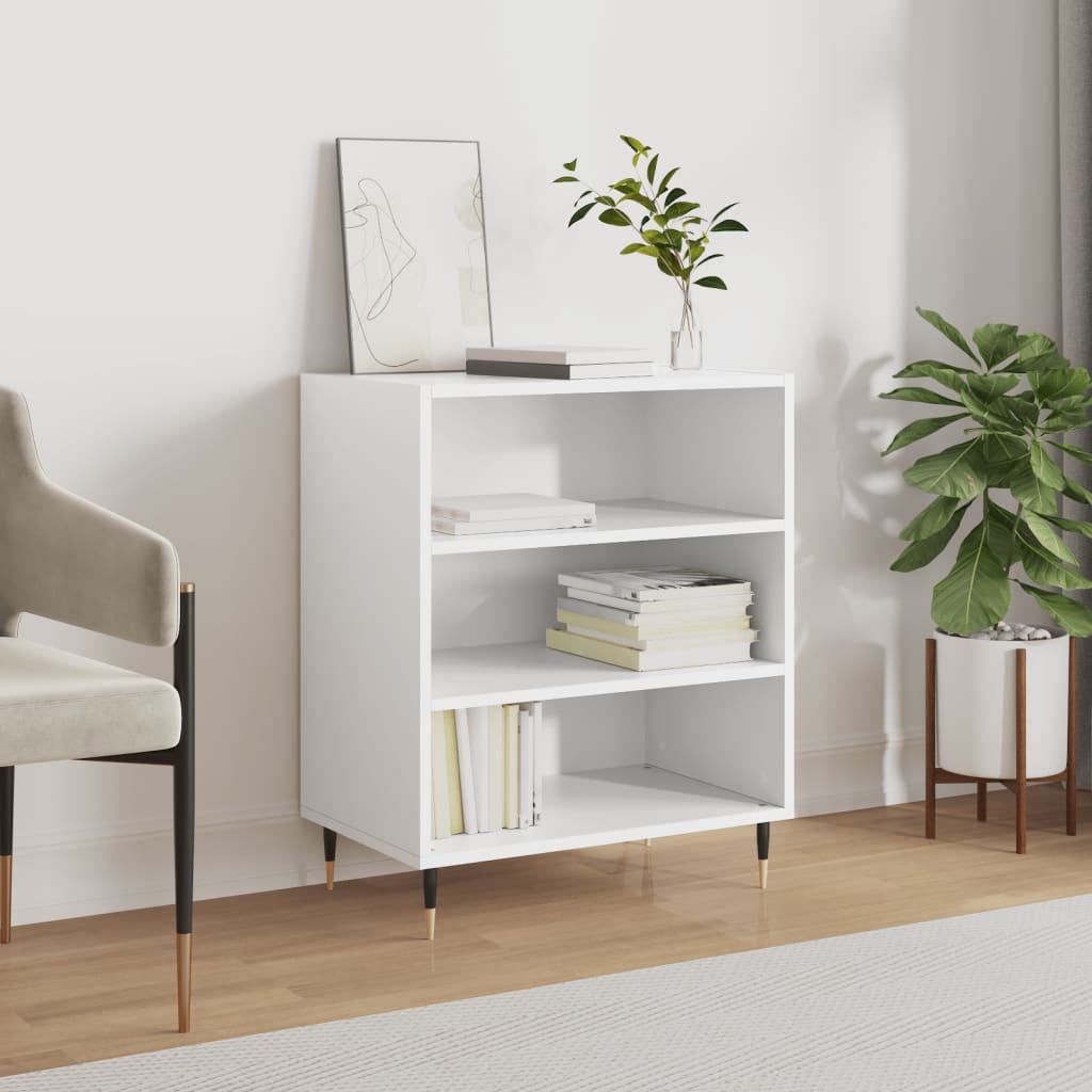vidaXL Sideboard White 57x35x70 cm Engineered Wood 1