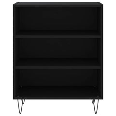 vidaXL Sideboard Black 57x35x70 cm Engineered Wood 4