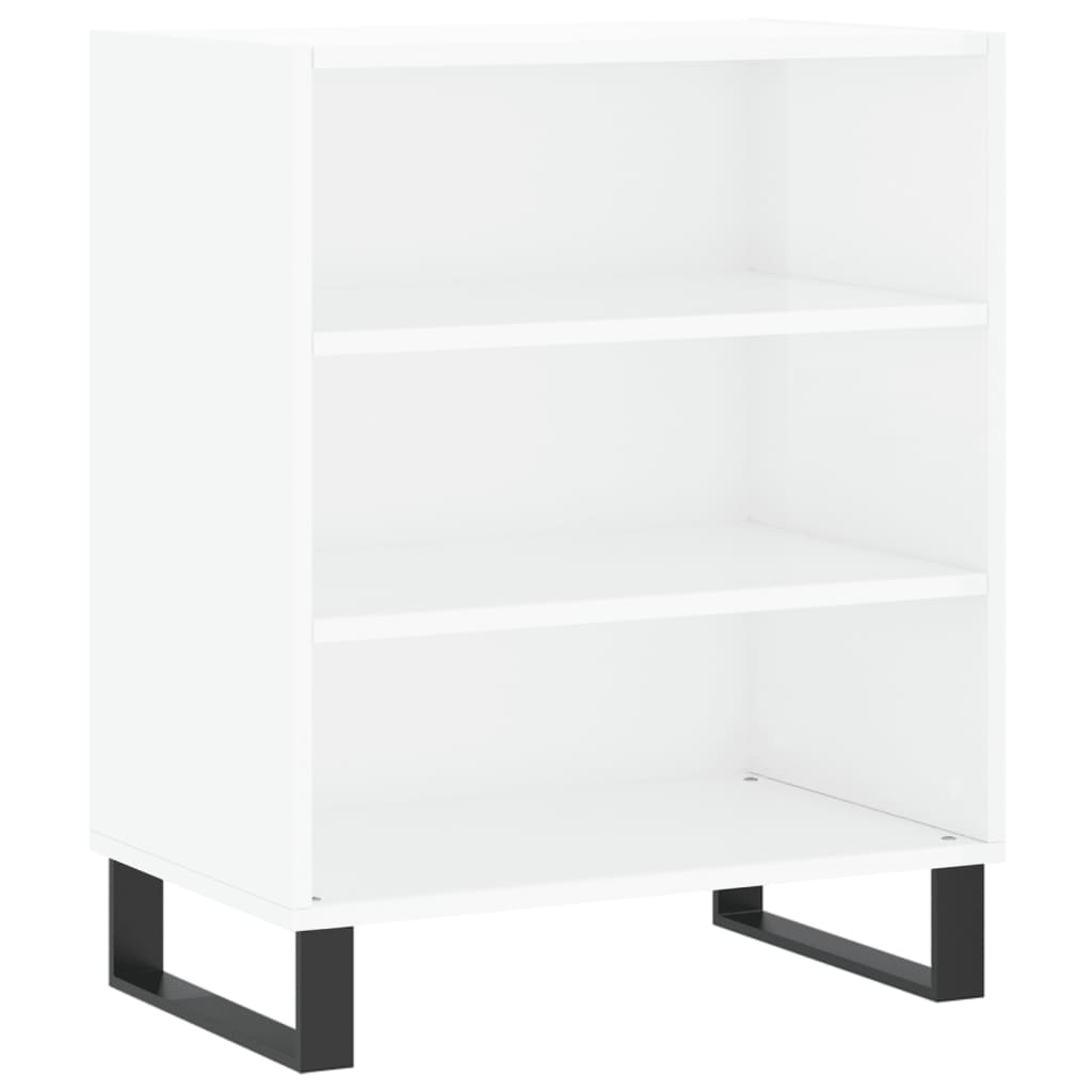 vidaXL Sideboard High Gloss White 57x35x70 cm Engineered Wood 2