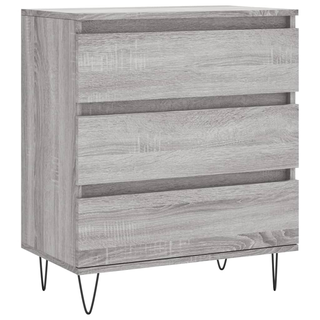 vidaXL Sideboard Grey Sonoma 60x35x70 cm Engineered Wood 2