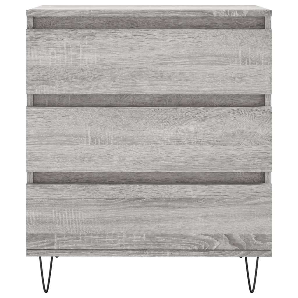 vidaXL Sideboard Grey Sonoma 60x35x70 cm Engineered Wood 5