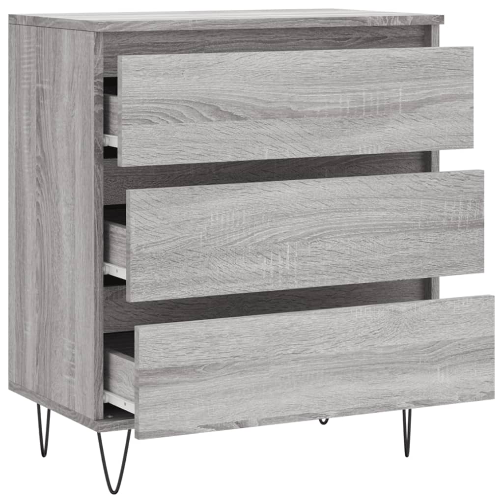 vidaXL Sideboard Grey Sonoma 60x35x70 cm Engineered Wood 6