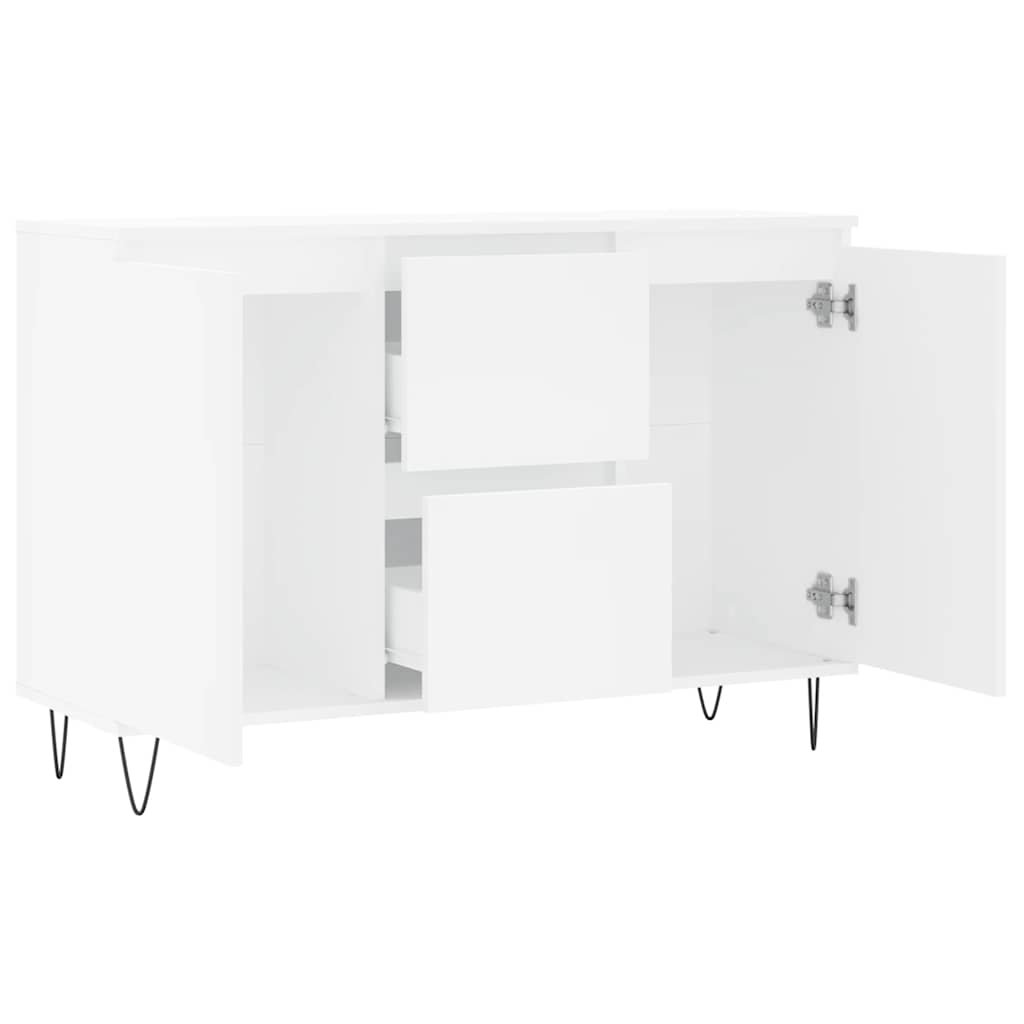 Sideboard 101,5x35x70 cm Engineered Wood White