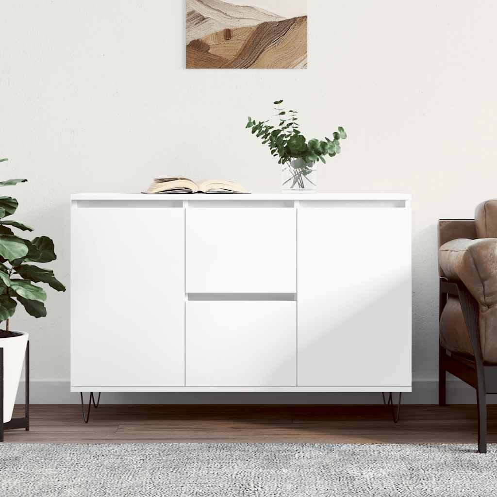 Sideboard 101,5x35x70 cm Engineered Wood White