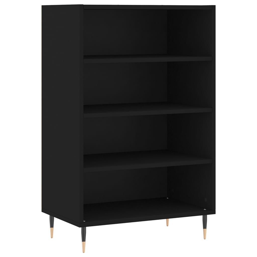 vidaXL Highboard Black 57x35x90 cm Engineered Wood 2