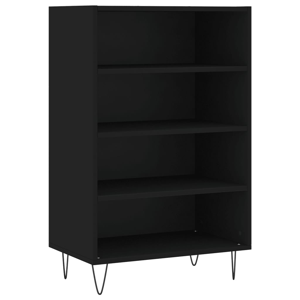 vidaXL Highboard Black 57x35x90 cm Engineered Wood 2