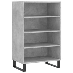 vidaXL Highboard Concrete Grey 57x35x90 cm Engineered Wood 2