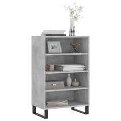 vidaXL Highboard Concrete Grey 57x35x90 cm Engineered Wood 3