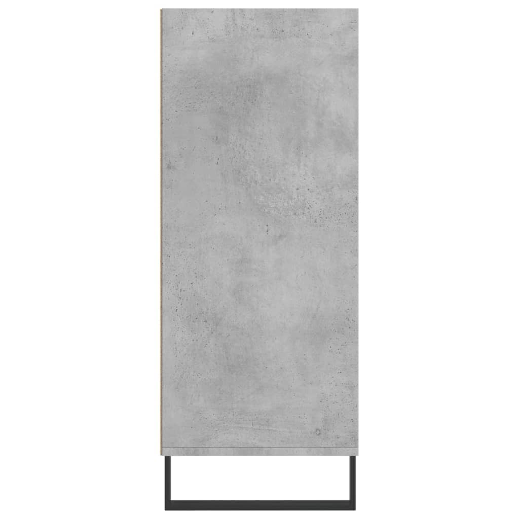 vidaXL Highboard Concrete Grey 57x35x90 cm Engineered Wood 5
