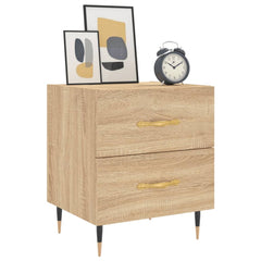 vidaXL Bedside Cabinet Sonoma Oak 40x35x47.5 cm Engineered Wood 3