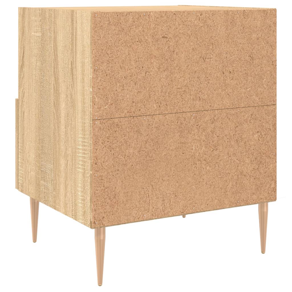 vidaXL Bedside Cabinet Sonoma Oak 40x35x47.5 cm Engineered Wood 6