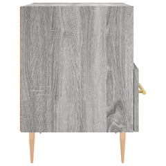 vidaXL Bedside Cabinet Grey Sonoma 40x35x47.5 cm Engineered Wood 5