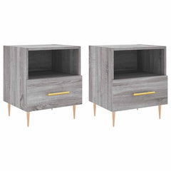 vidaXL Bedside Cabinets 2 pcs Grey Sonoma 40x35x47.5 cm Engineered Wood 2
