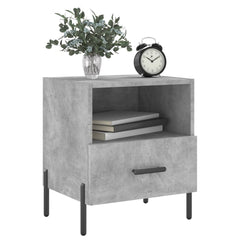 vidaXL Bedside Cabinets 2 pcs Concrete Grey 40x35x47.5 cm Engineered Wood 4