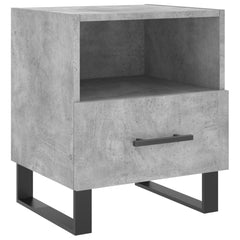 vidaXL Bedside Cabinet Concrete Grey 40x35x47.5 cm Engineered Wood 2