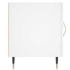 Bedside Cabinet 40x40x50 cm Engineered Wood White