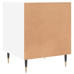 Bedside Cabinet 40x40x50 cm Engineered Wood White