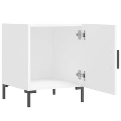 vidaXL Bedside Cabinets 2 pcs White 40x40x50 cm Engineered Wood 6
