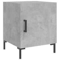 vidaXL Bedside Cabinets 2 pcs Concrete Grey 40x40x50 cm Engineered Wood 3