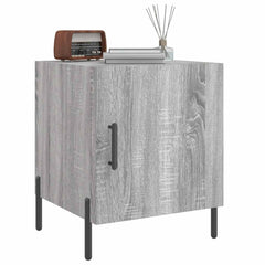vidaXL Bedside Cabinets 2 pcs Grey Sonoma 40x40x50 cm Engineered Wood 4