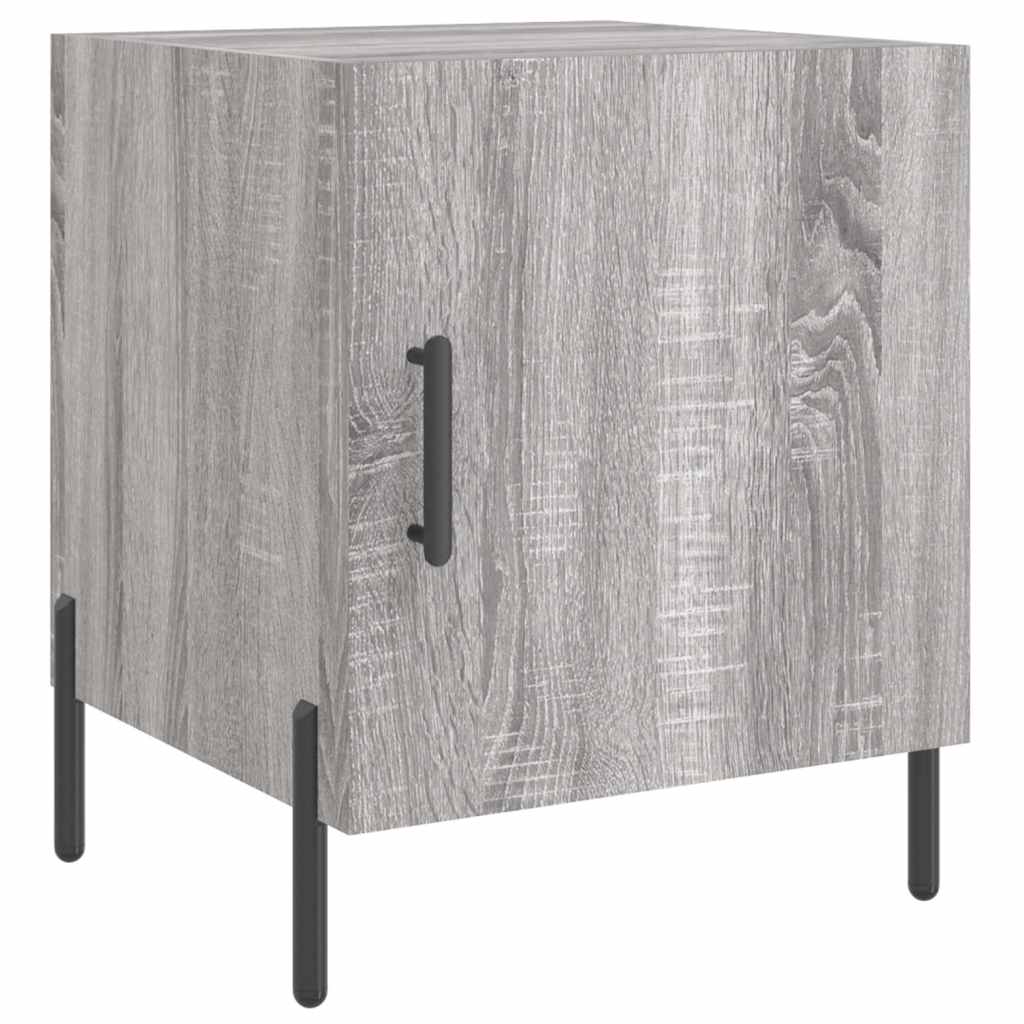vidaXL Bedside Cabinets 2 pcs Grey Sonoma 40x40x50 cm Engineered Wood 5