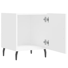 vidaXL Bedside Cabinets 2 pcs White 40x40x50 cm Engineered Wood 6