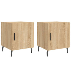 vidaXL Bedside Cabinets 2 pcs Sonoma Oak 40x40x50 cm Engineered Wood 2