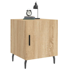 vidaXL Bedside Cabinets 2 pcs Sonoma Oak 40x40x50 cm Engineered Wood 4