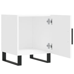 vidaXL Bedside Cabinets 2 pcs White 40x40x50 cm Engineered Wood 5