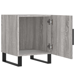 vidaXL Bedside Cabinets 2 pcs Grey Sonoma 40x40x50 cm Engineered Wood 5