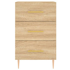 Bedside Cabinet 40x40x66 cm Engineered Wood Sonoma oak
