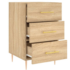 Bedside Cabinet 40x40x66 cm Engineered Wood Sonoma oak