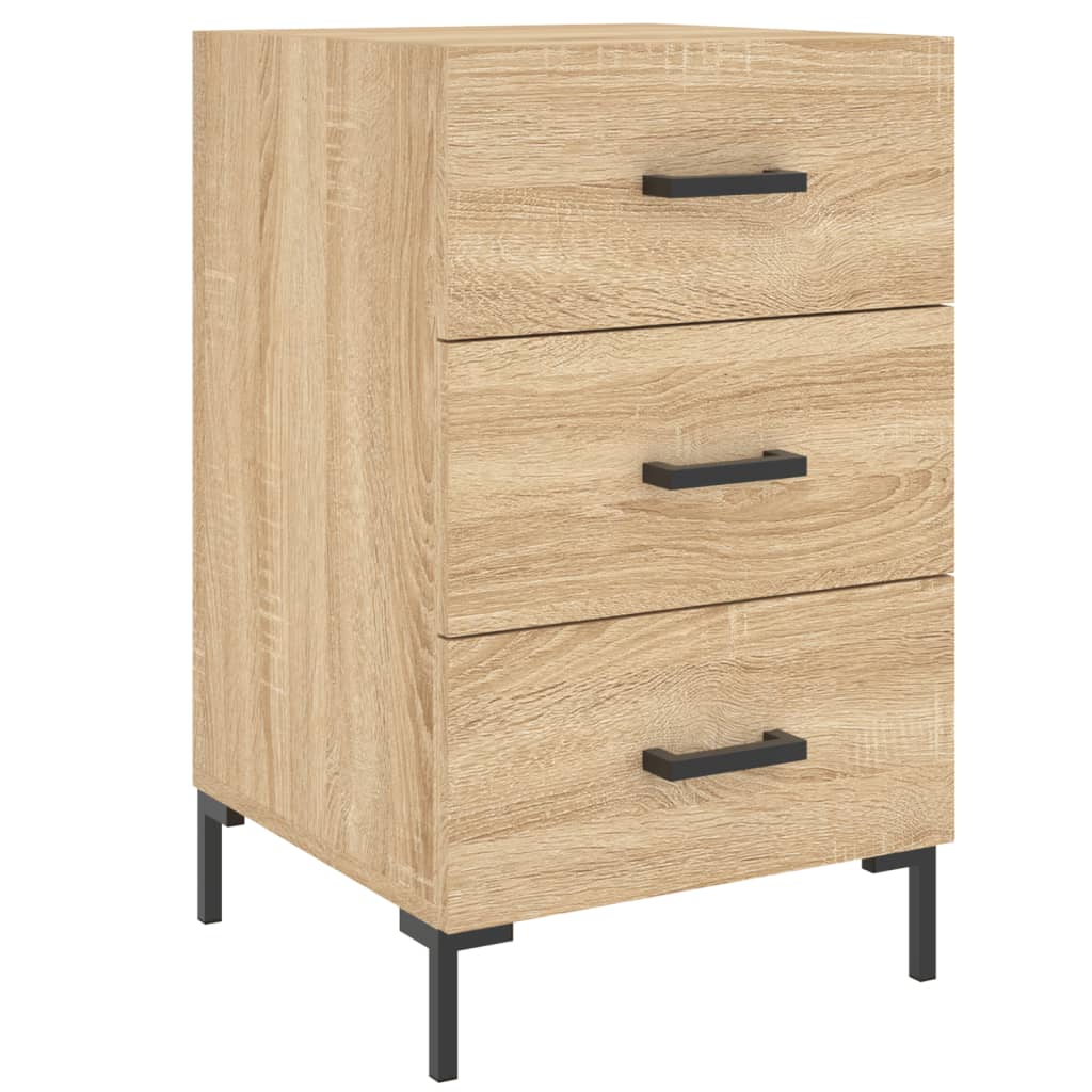 Bedside Cabinet 40x40x66 cm Engineered Wood Sonoma oak