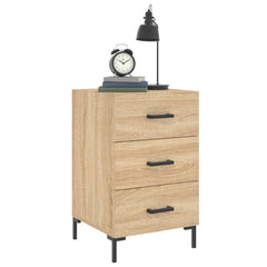 vidaXL Bedside Cabinet Sonoma Oak 40x40x66 cm Engineered Wood 3