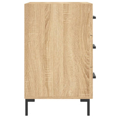 vidaXL Bedside Cabinet Sonoma Oak 40x40x66 cm Engineered Wood 6