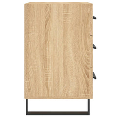 vidaXL Bedside Cabinet Sonoma Oak 40x40x66 cm Engineered Wood 6