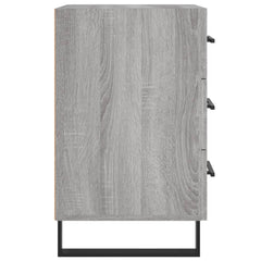 vidaXL Bedside Cabinet Grey Sonoma 40x40x66 cm Engineered Wood 6