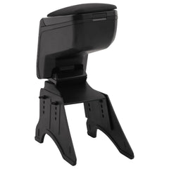 vidaXL Car Armrest Universal Black 14x30x(32-48.5) cm ABS 2