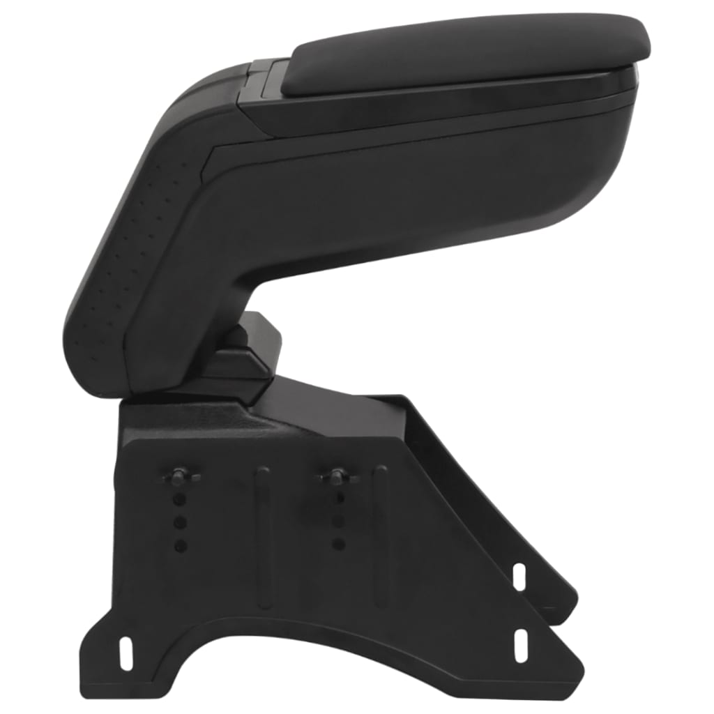 vidaXL Car Armrest Universal Black 14x30x(32-48.5) cm ABS 4