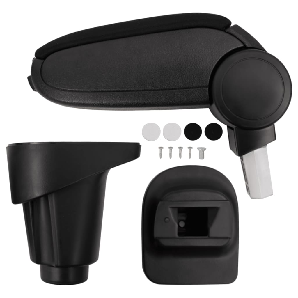 vidaXL Car Armrest for Fiat 500L (2012) Black 14x35x(37-53) cm ABS 1