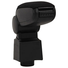 vidaXL Car Armrest for VW POLO 6R/6C (2009-2017) Black 12x34x(35-47) cm ABS 2