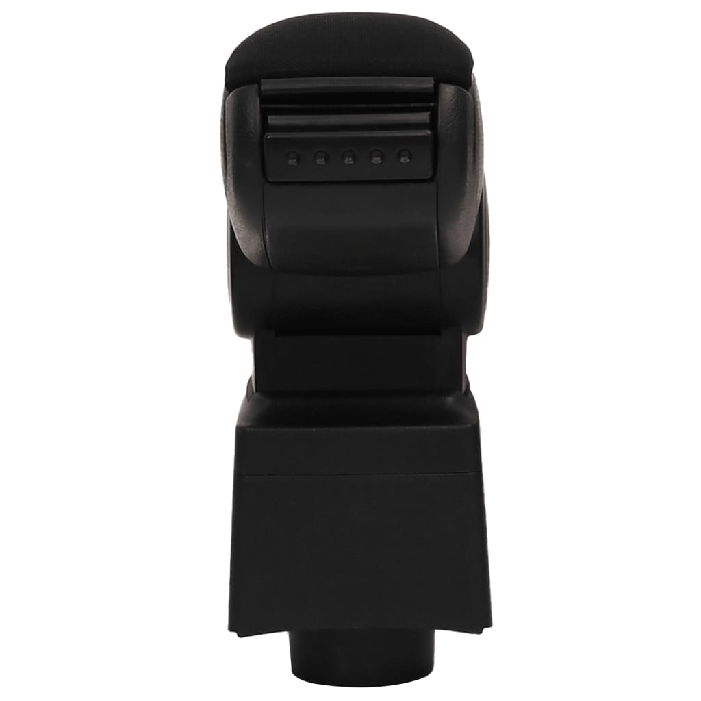vidaXL Car Armrest for VW POLO 6R/6C (2009-2017) Black 12x34x(35-47) cm ABS 3