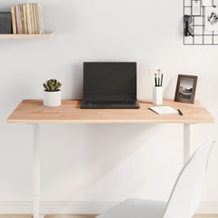 vidaXL Table Top Rectangular Solid Wood Beech Natural